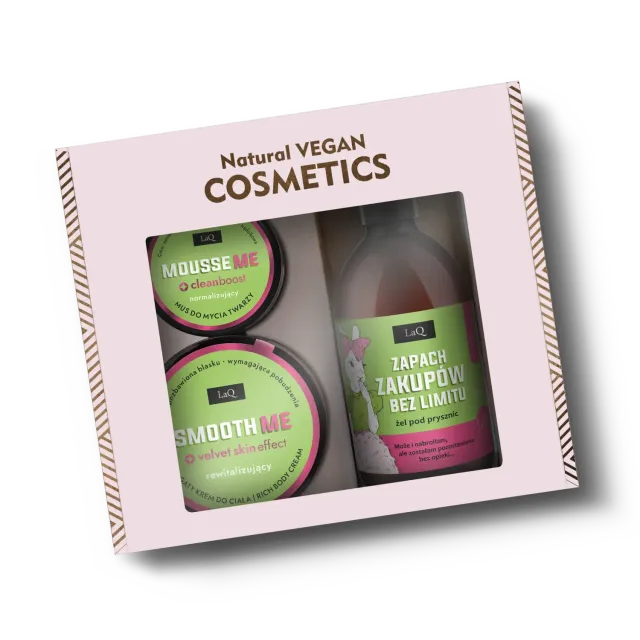 LaQ Kiwi Raisin coffret corps visage 3 pièces fruit