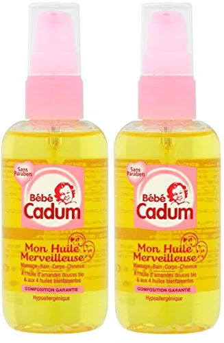 Bébé Cadum Huile Merveilleuse huile de soin 12x100 ml amande douce