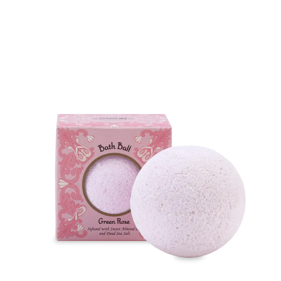 Sabon Green Rose boule de bain parfum floral