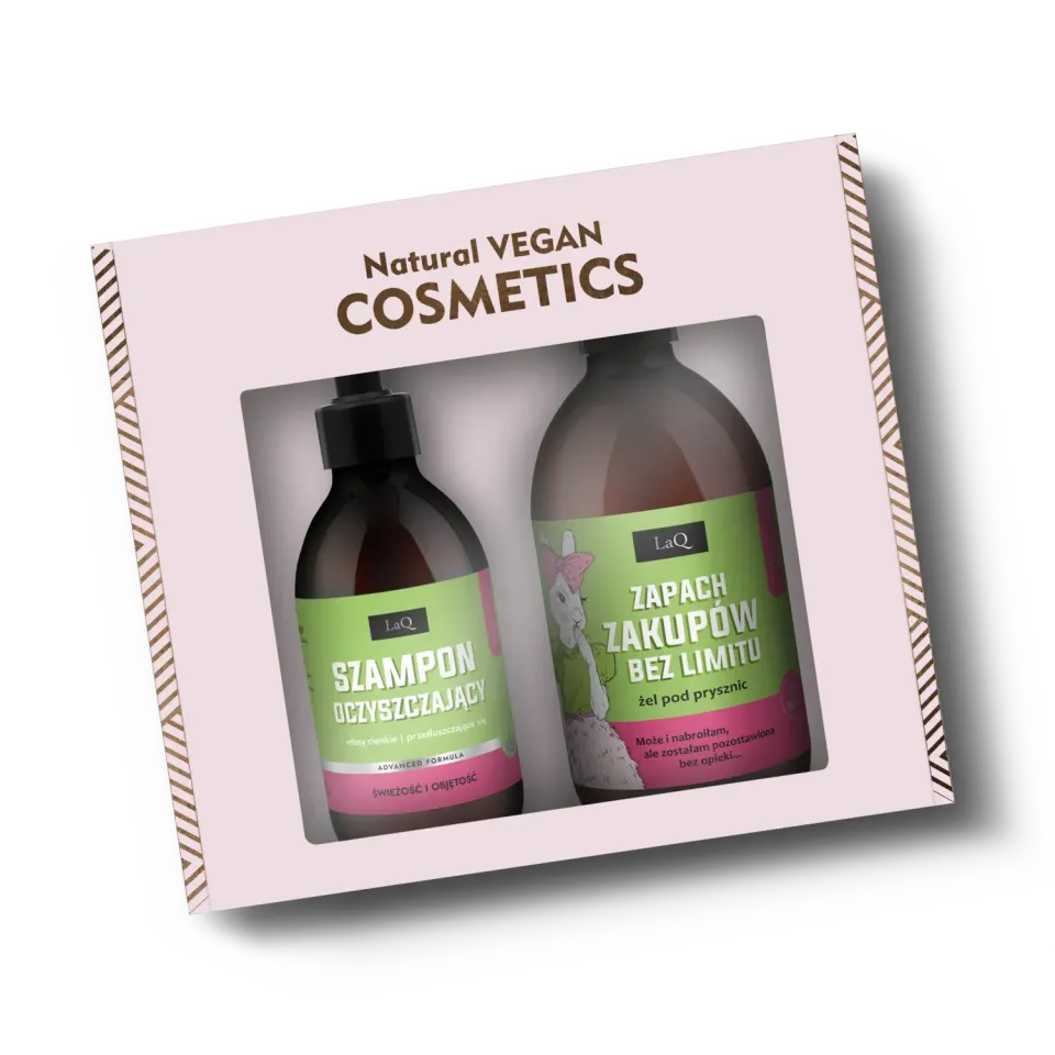LaQ Kiwi et Raisin coffret femme gel douche + shampooing