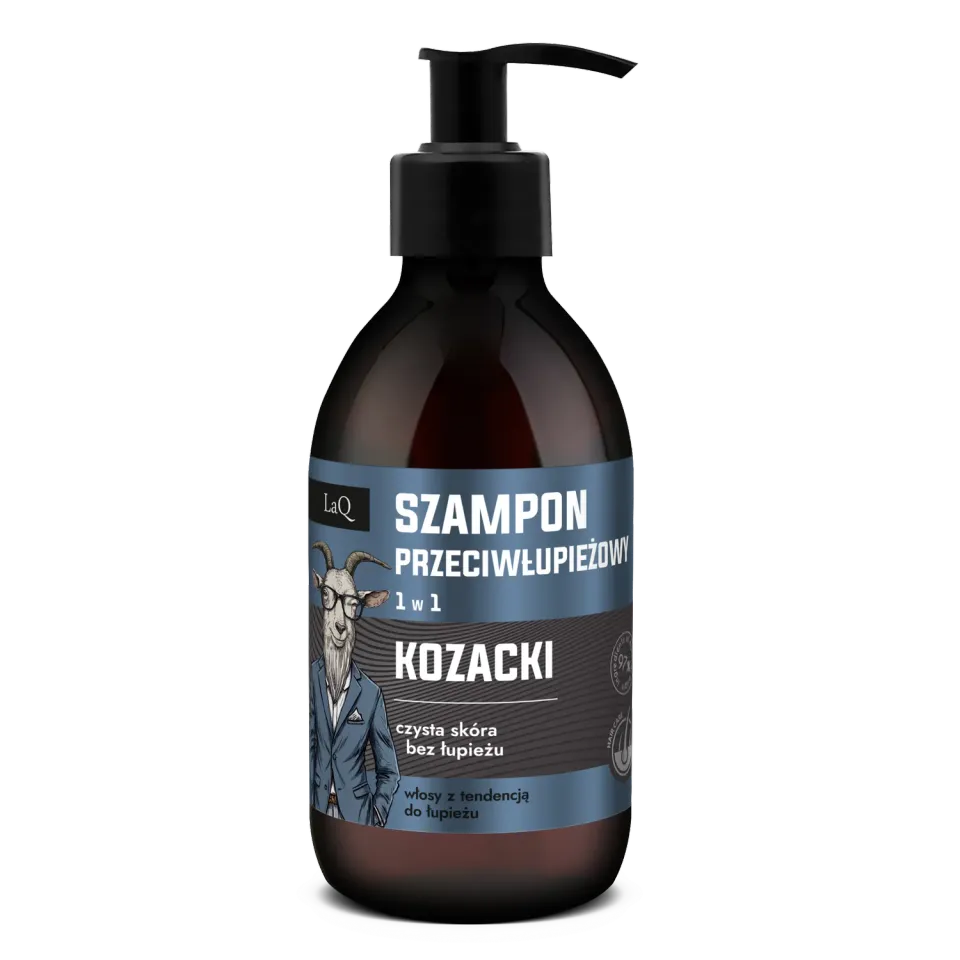 LaQ Koziol shampoing antipelliculaire homme 300 ml houblon