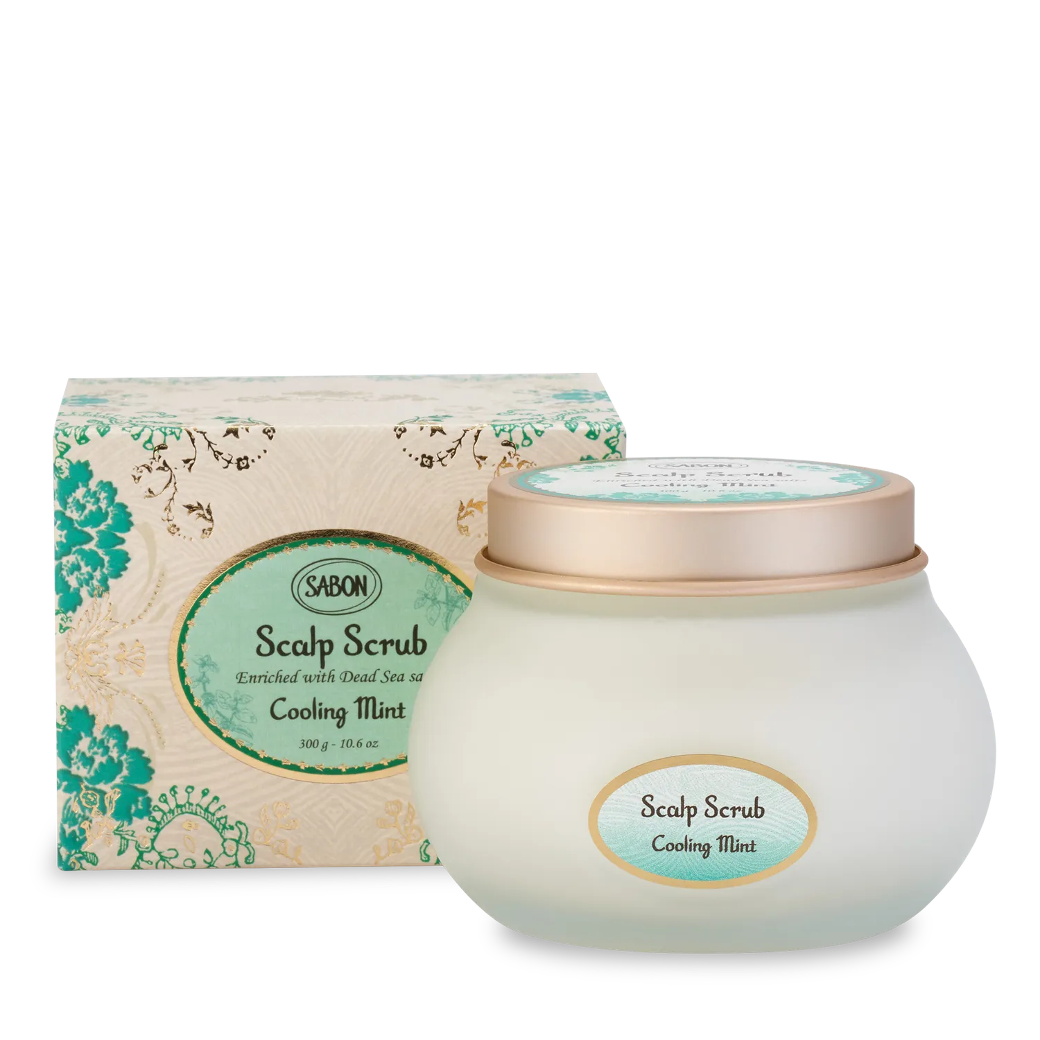 Sabon Menthe Rafraîchissante gommage cheveux 300g purifiant