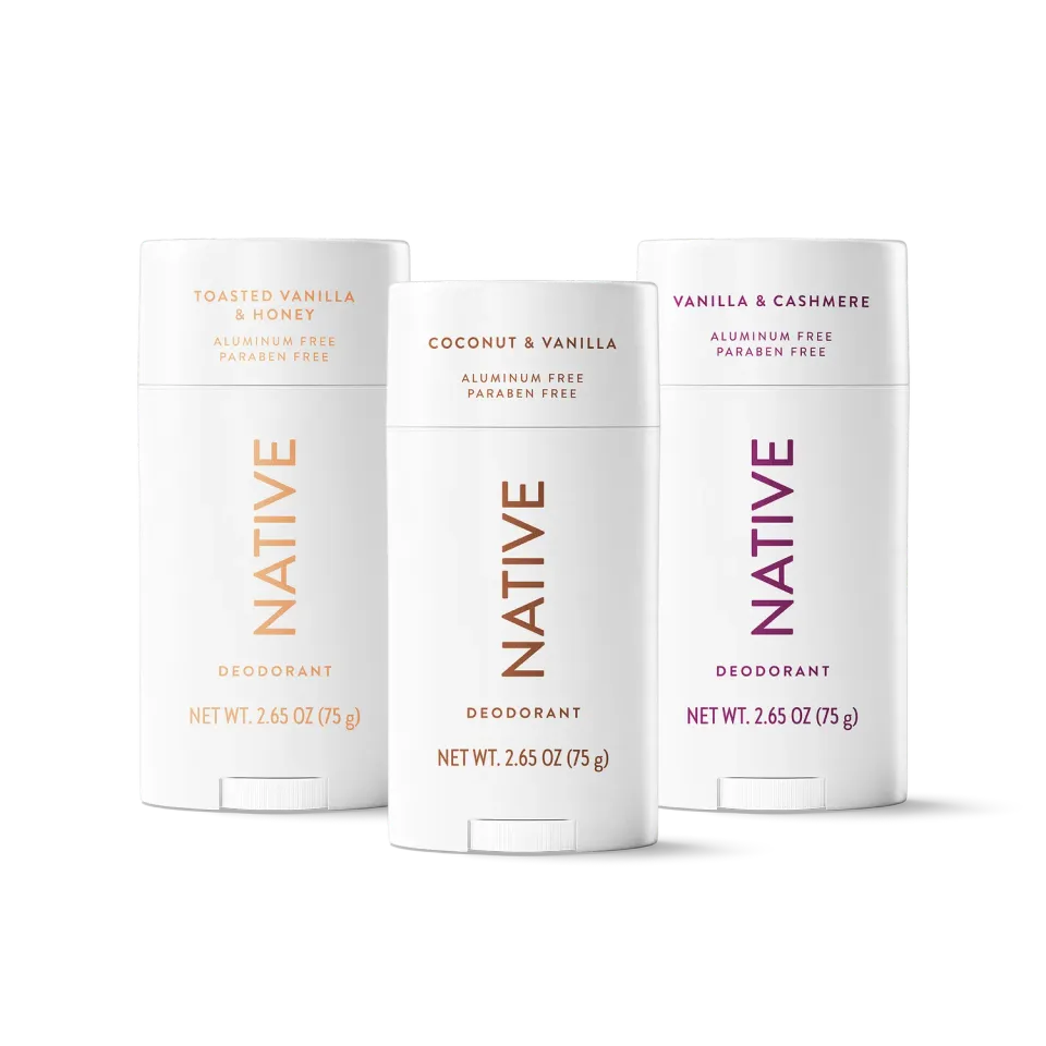 NATIVE Vanilla Vibes lot 3 déodorants fraîcheur