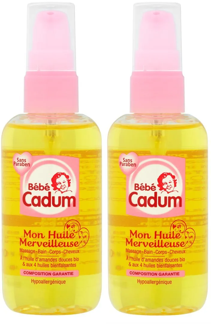 Bébé Cadum Huile Merveilleuse huile de soin 12x100 ml amande douce