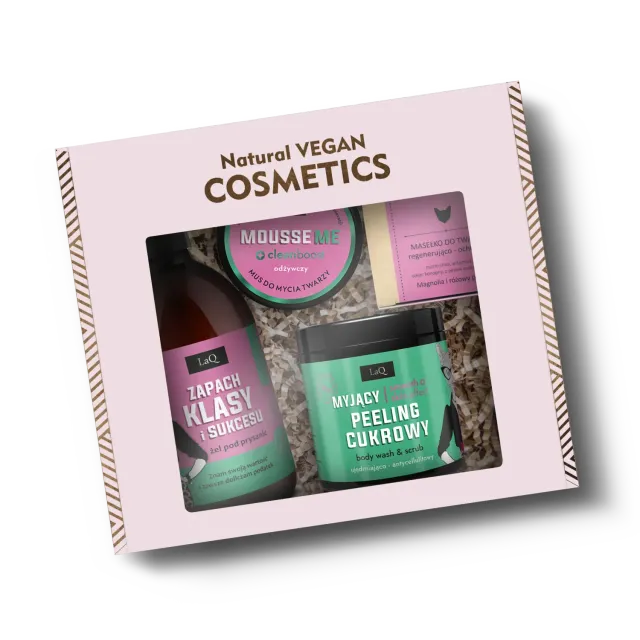 LaQ Magnolia coffret cadeau corps visage magnolia 4 pièces