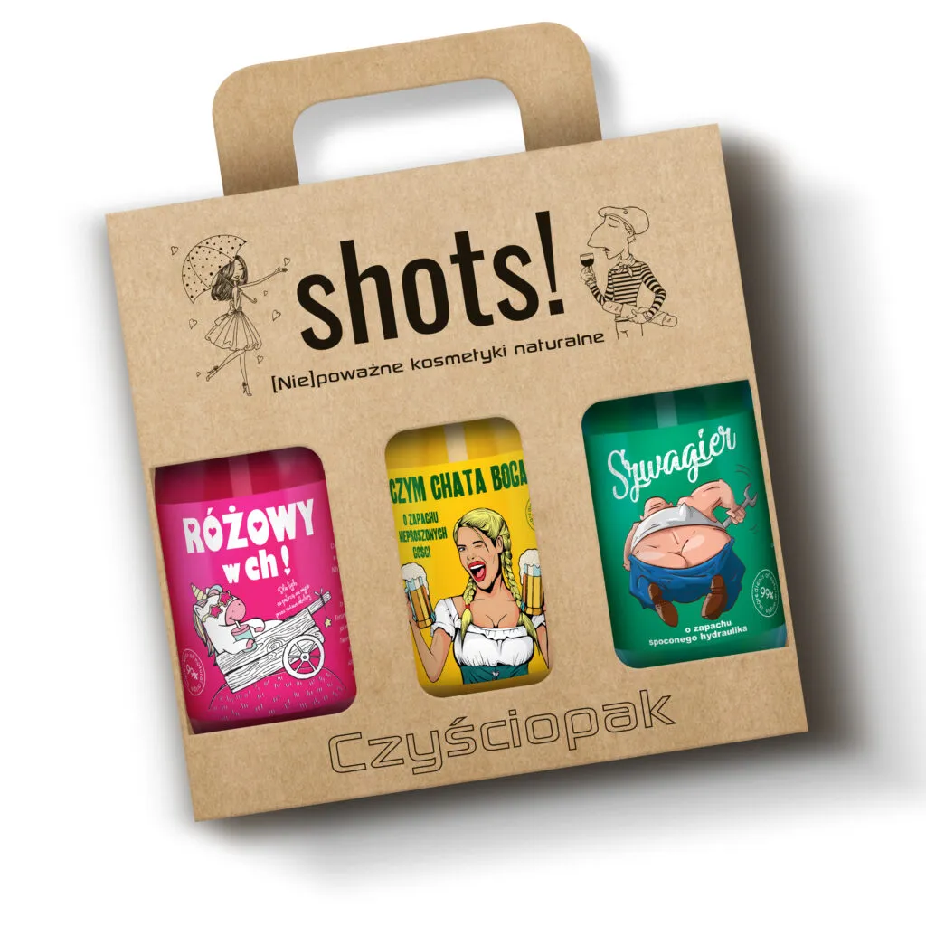 LaQ Shots coffret 3 gels douche 3x500 ml parfumés