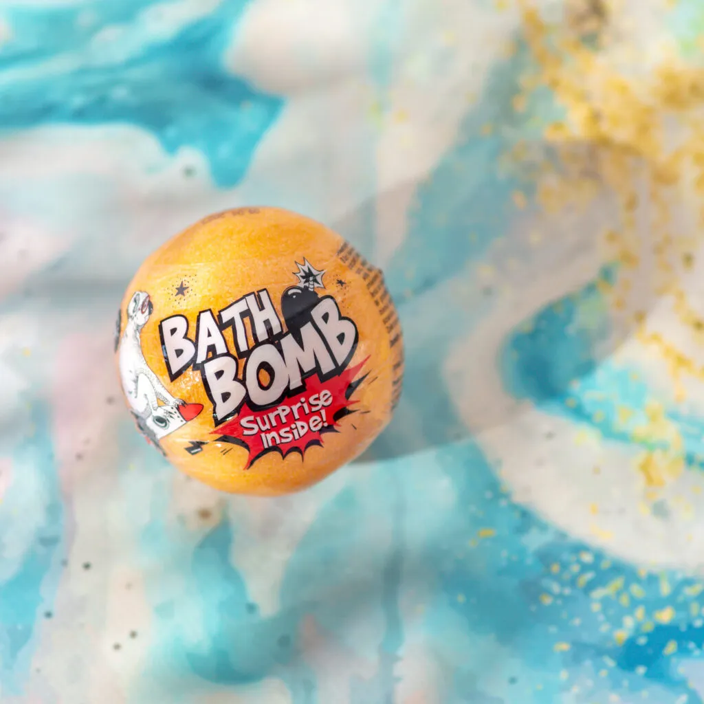 LaQ Creatures orange bombe de bain enfant 120 g surprise