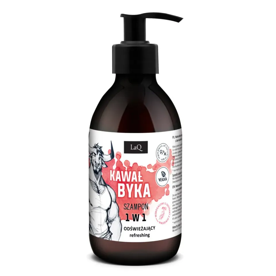 LaQ Kawał Byka shampoing homme 300 ml menthe