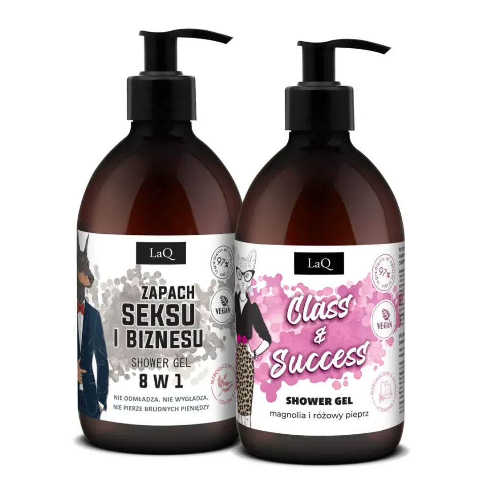 LaQ Full Steam coffret duo gels douche 2x500ml magnolia