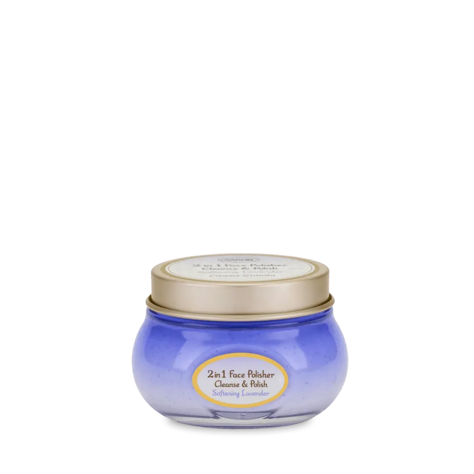 Sabon lavande nettoyant exfoliant visage 125ml 2en1