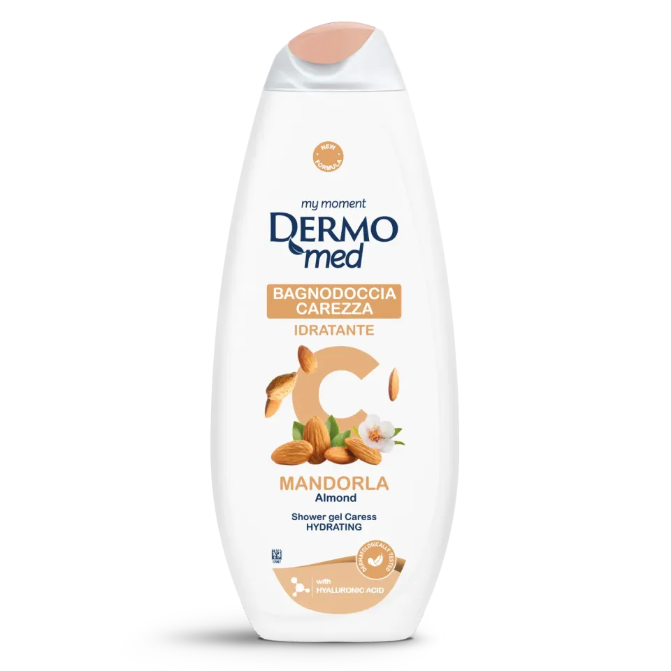 Dermomed Carezza Mandorla gel douche amande hydratant