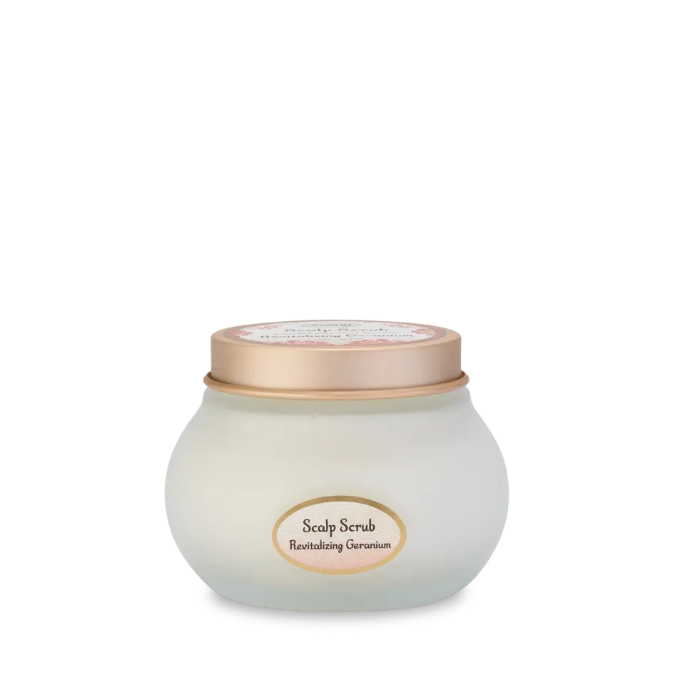 Sabon Geranium gommage cheveux 300g revitalisant