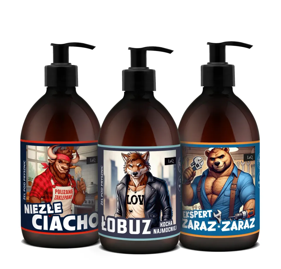 LaQ Ich Troje coffret gels douche 3x500 ml homme