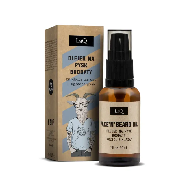 LaQ Kozioł huile barbe après-rasage 30 ml homme