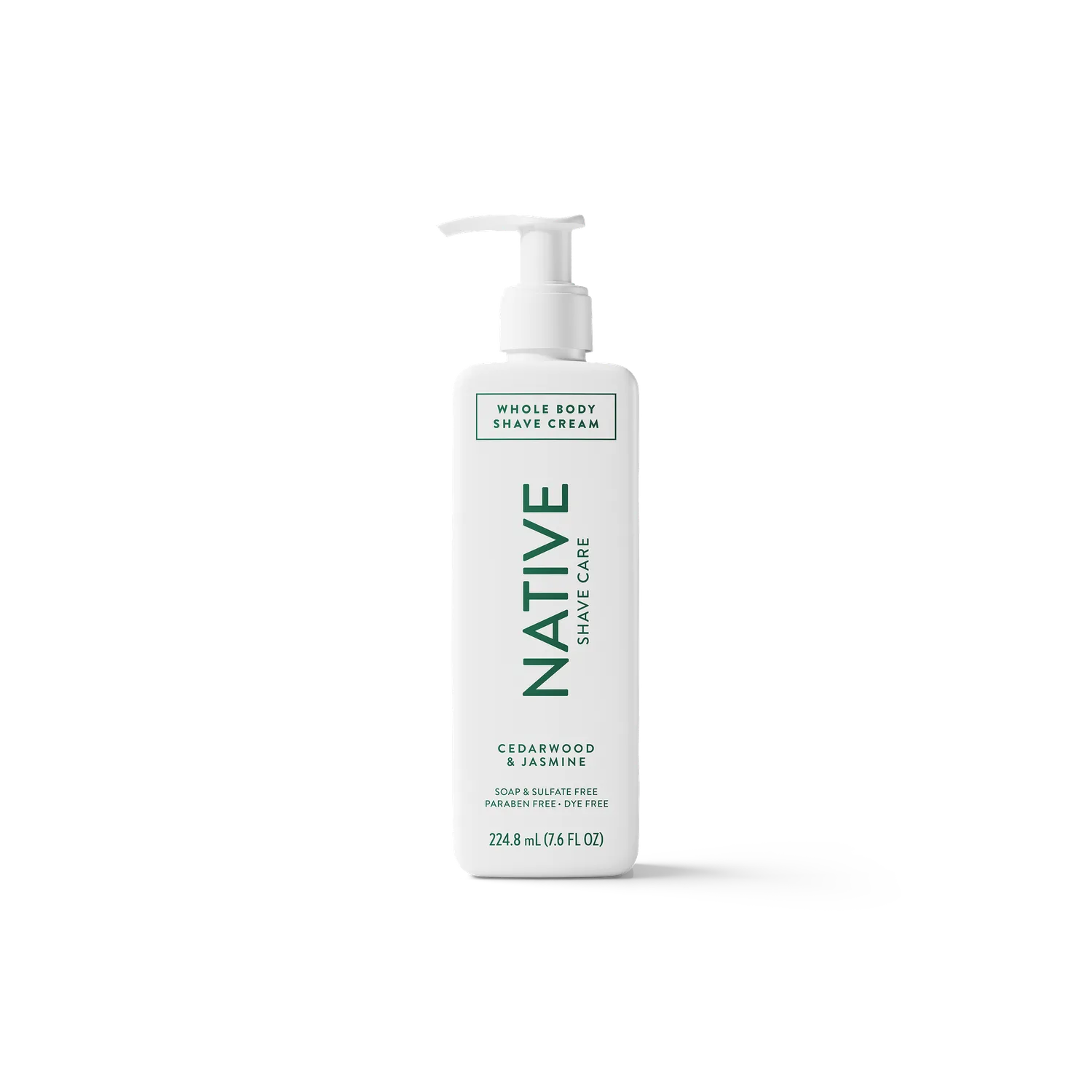 Native Whole Body crème rasage santal cuir 7.6oz douceur