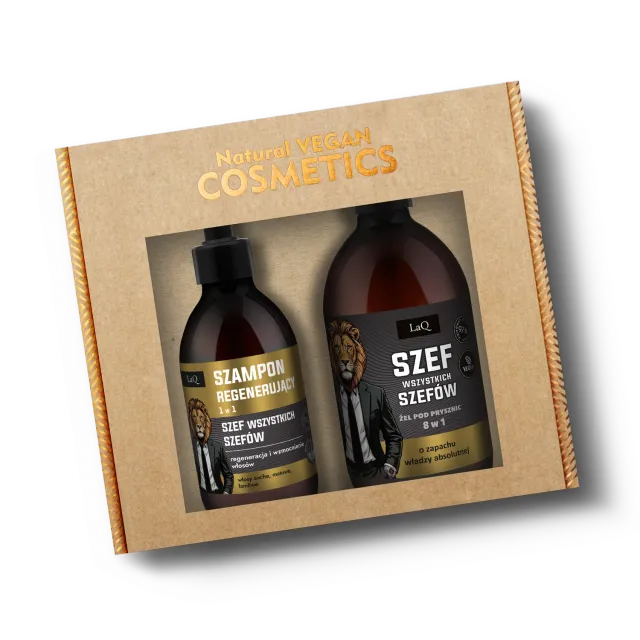 LaQ Szef coffret homme gel douche shampoing cadeau