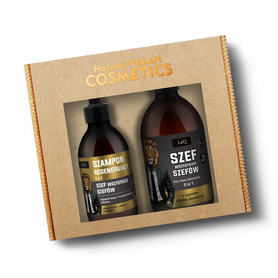 LaQ Szef coffret homme gel douche shampoing cadeau