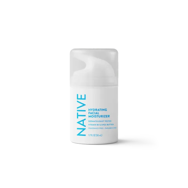 Native crème visage hydratante 1,7 oz sans parfum