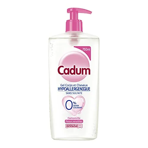 Bébé Cadum hypoallergénique gel corps cheveux 750ml sans sulfate