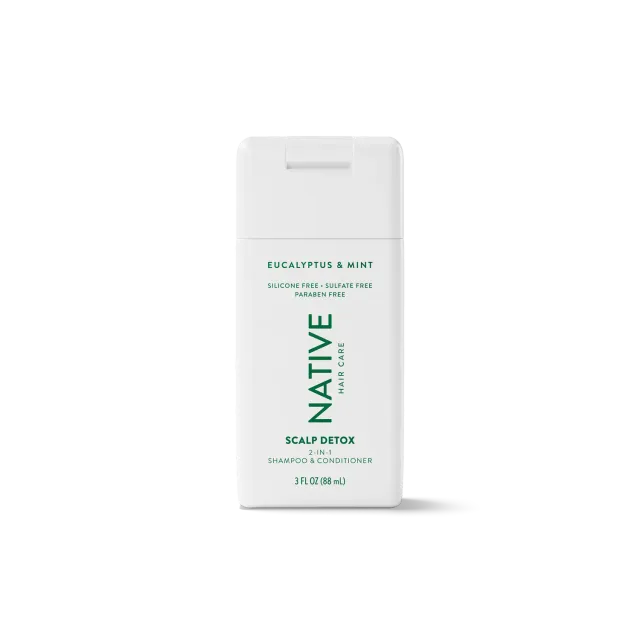 Native Scalp Detox mini shampooing 2-en-1 Eucalyptus 88 ml