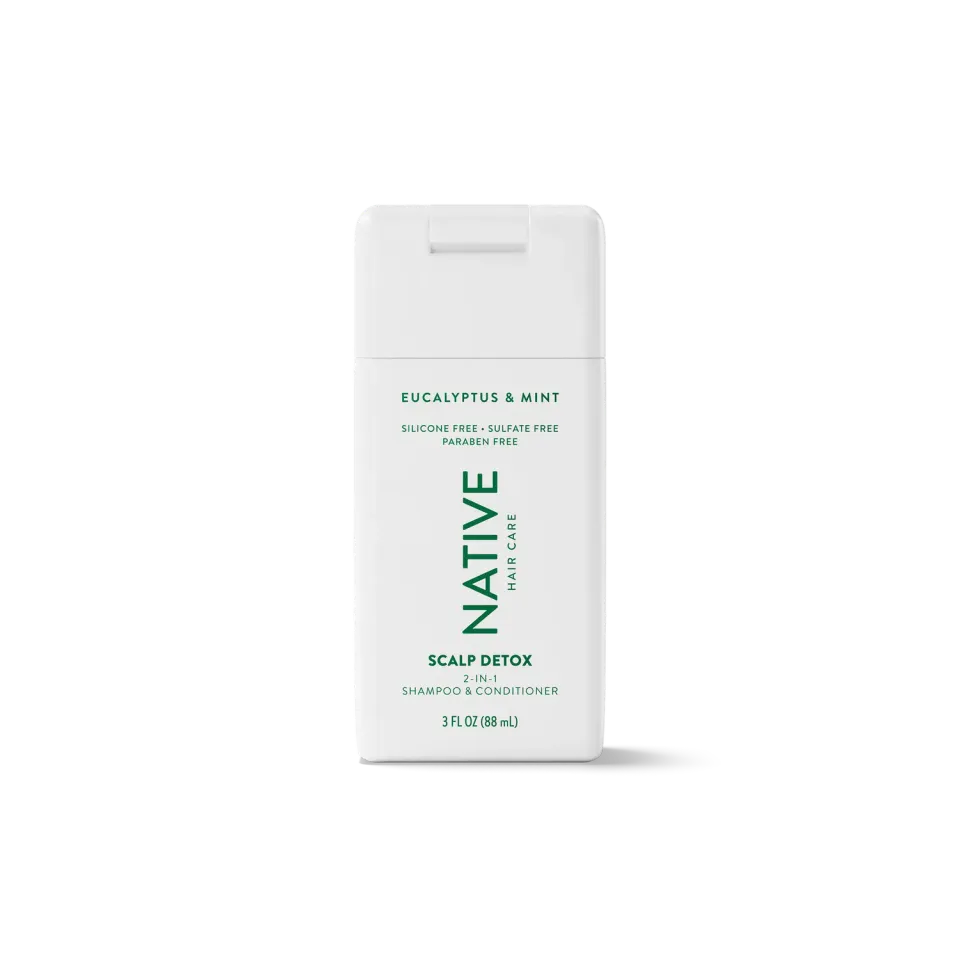 Native Scalp Detox mini shampooing 2-en-1 Eucalyptus 88 ml