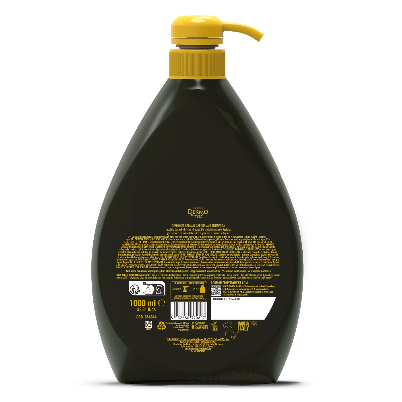 Dermomed Sensualità savon liquide mains argan agrumes