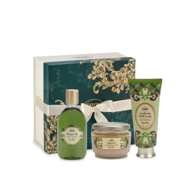 Sabon Olive Bliss coffret rituel 3 soins olive