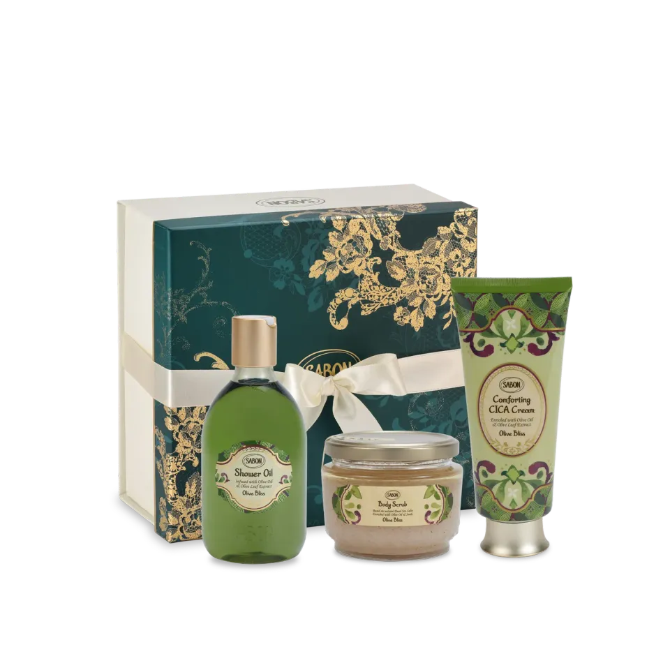 Sabon Olive Bliss coffret rituel 3 soins olive