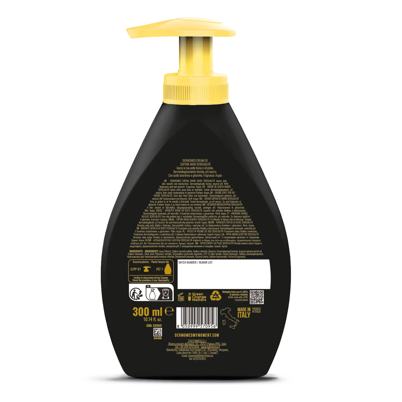 Dermomed Sensualità savon liquide mains argan agrumes