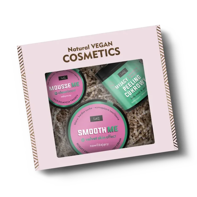 LaQ Szlifuj Diament coffret magnolia poivre rose peeling + crème