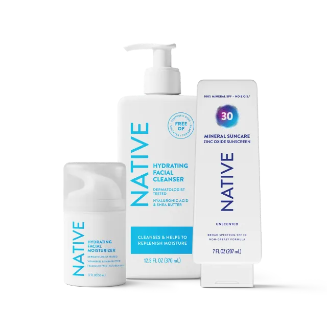 Native The Skincare Bundle coffret visage 3 soins