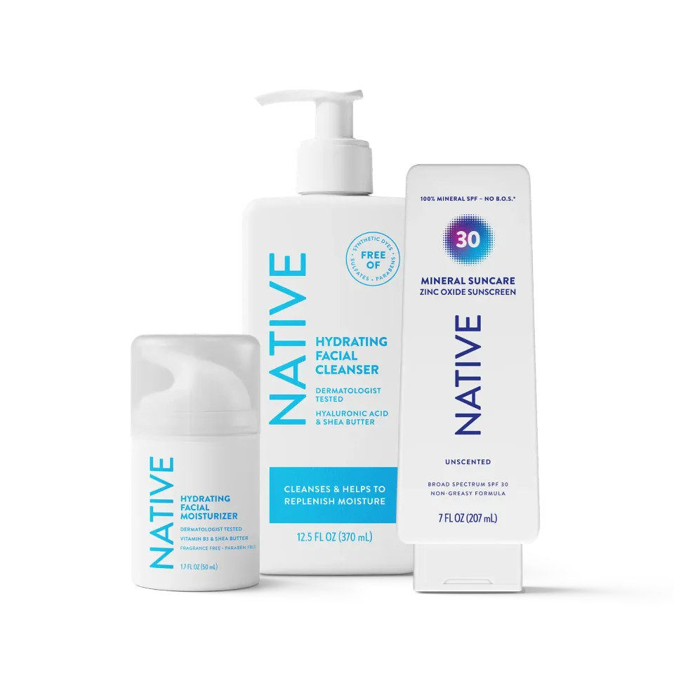 Native The Skincare Bundle coffret visage 3 soins