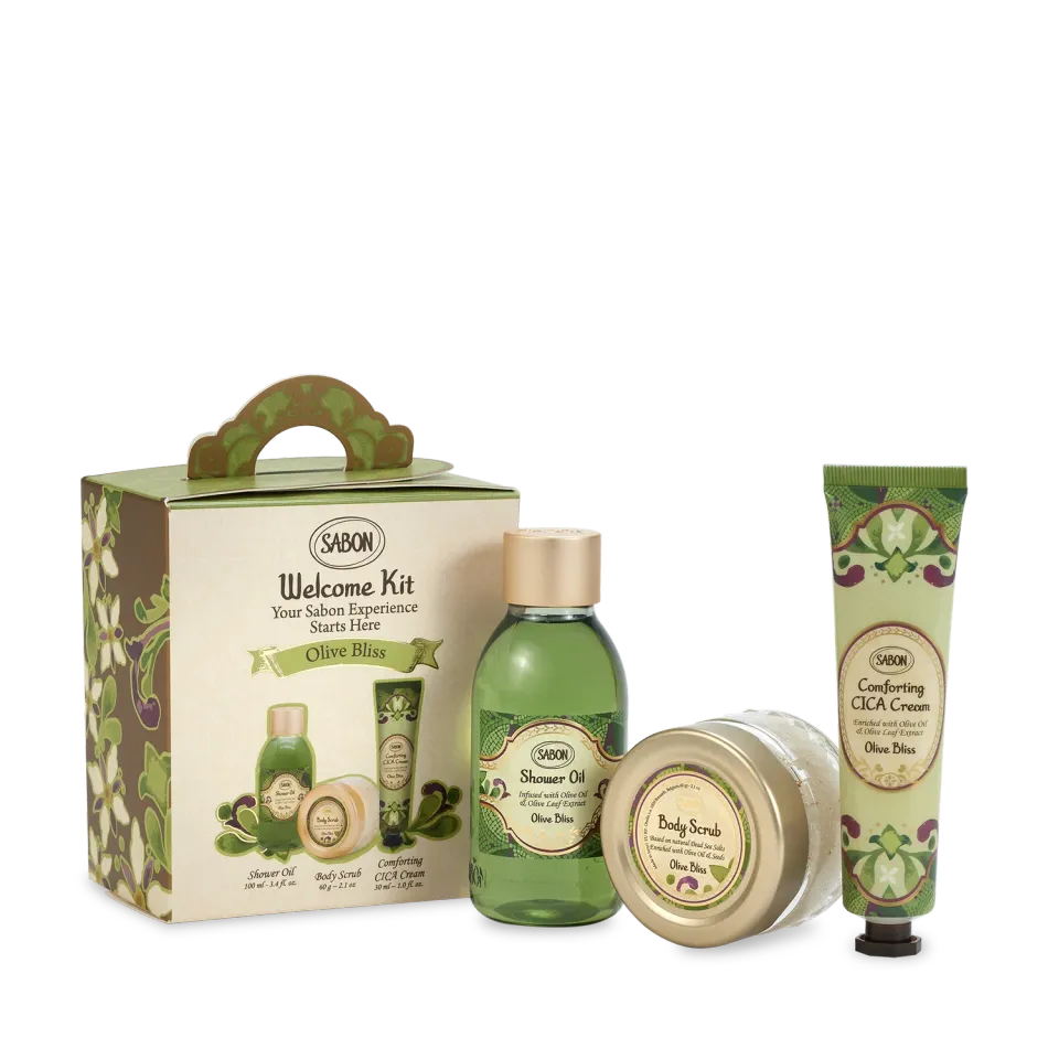 Sabon Olive Bliss kit découverte voyage réparateur