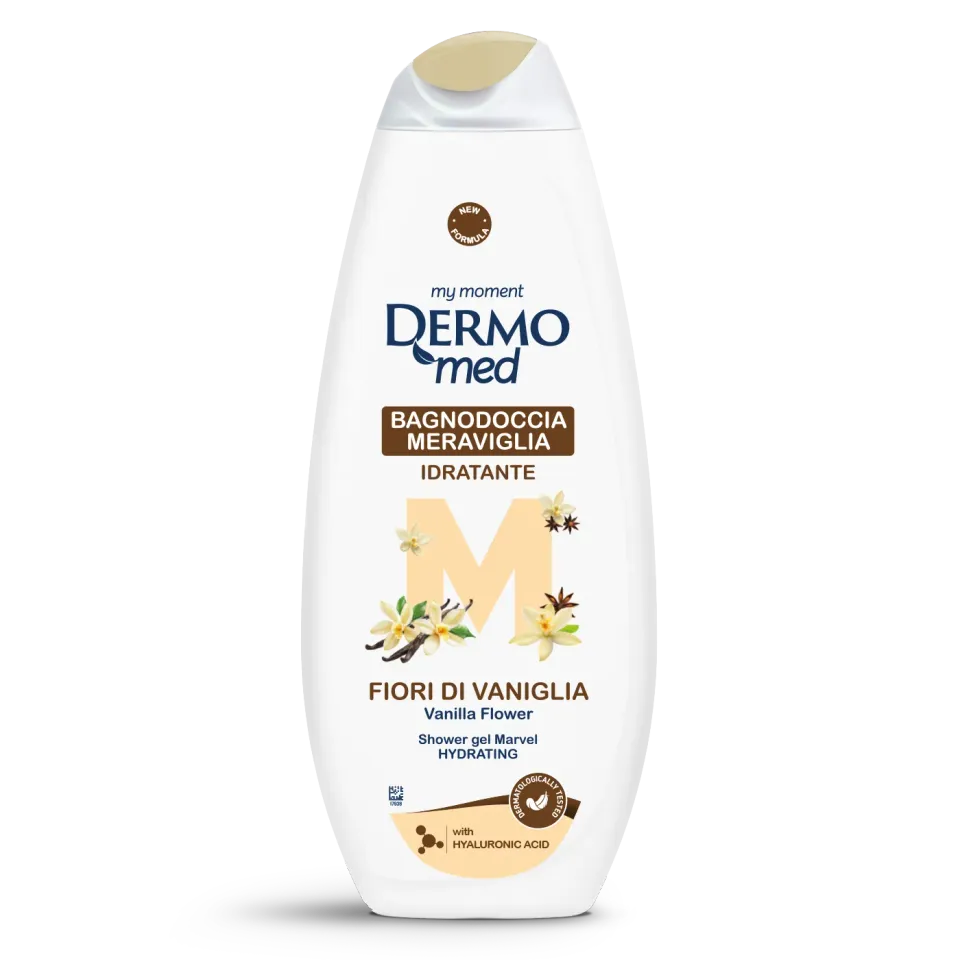 Dermomed Meraviglia Fleurs de Vanille gel douche vanille hydratant