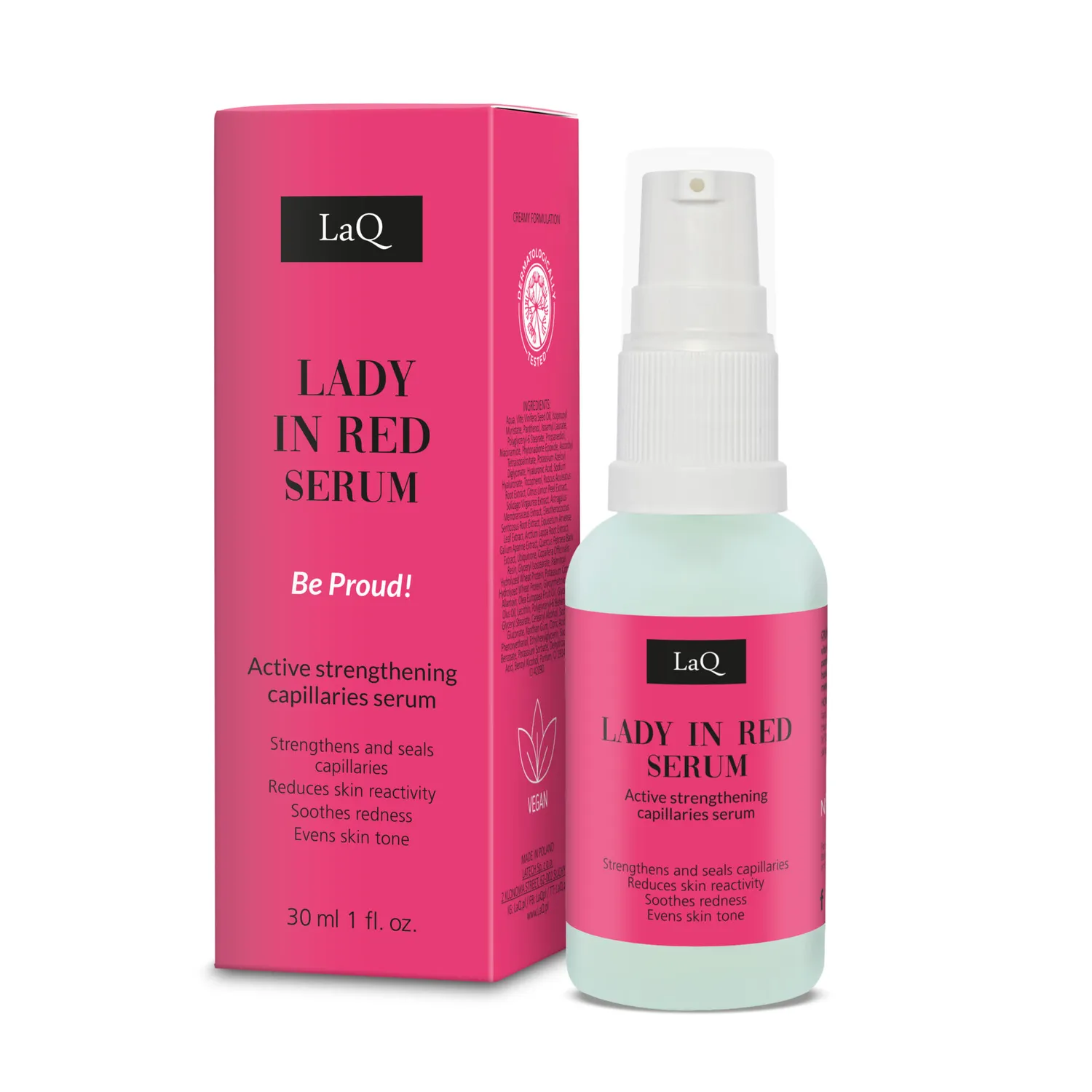 LaQ Lady in Red sérum visage vitamine C 30 ml
