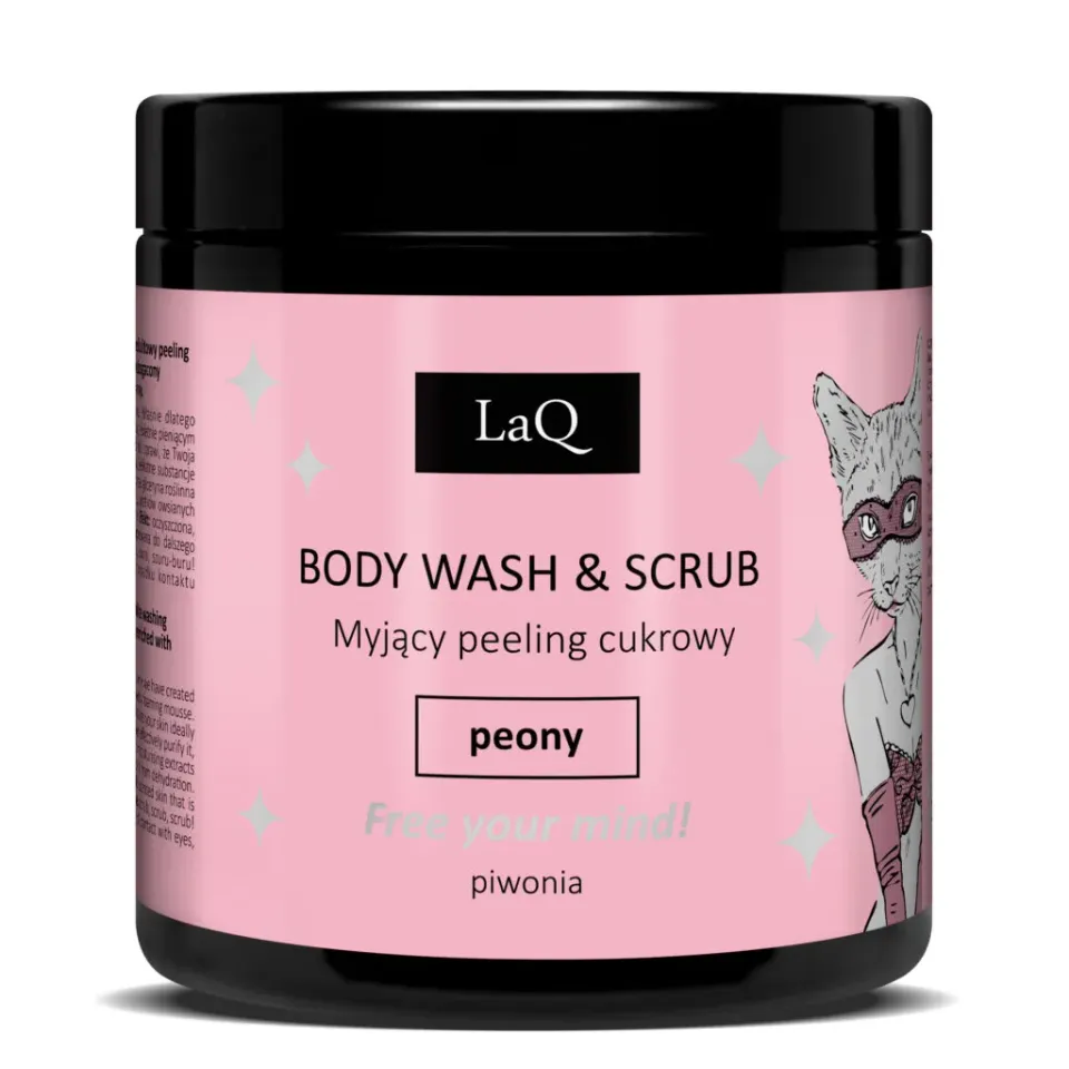 LaQ Peony gommage corps sucre 220 g pivoine