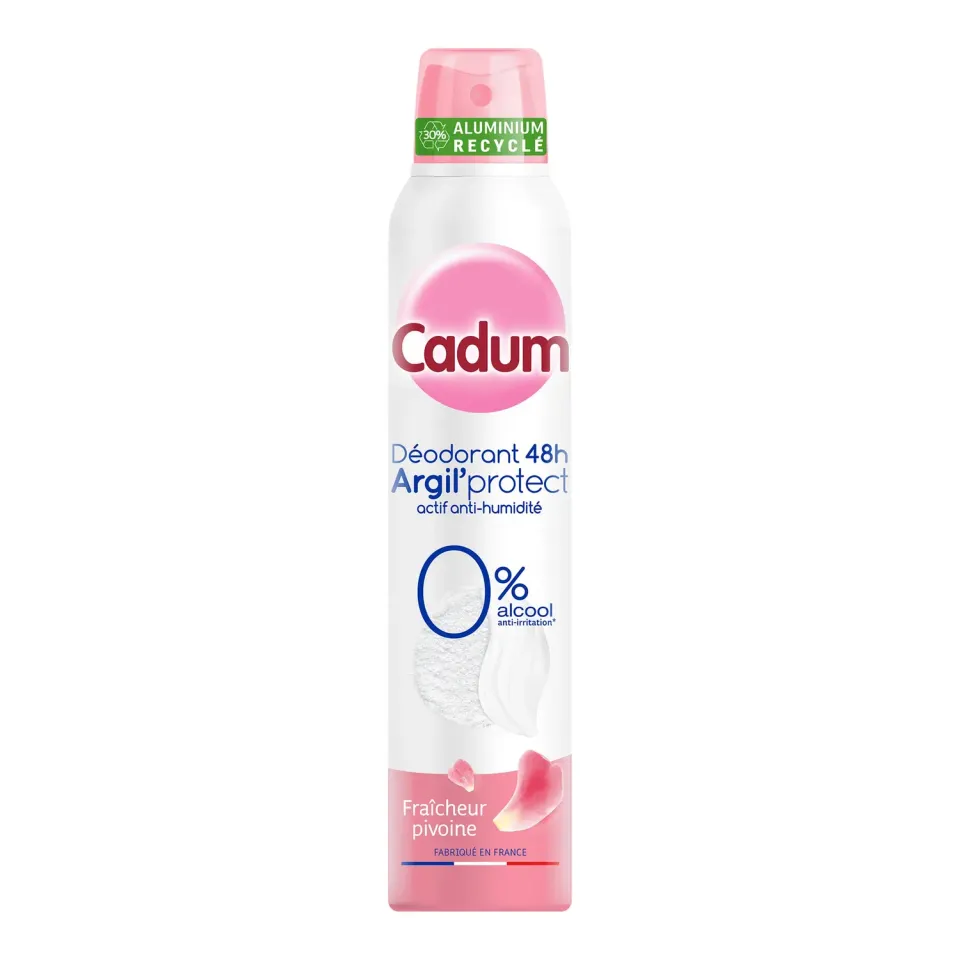 Bébé Cadum Argil'Protect déodorant 48h pivoine 6x200 ml