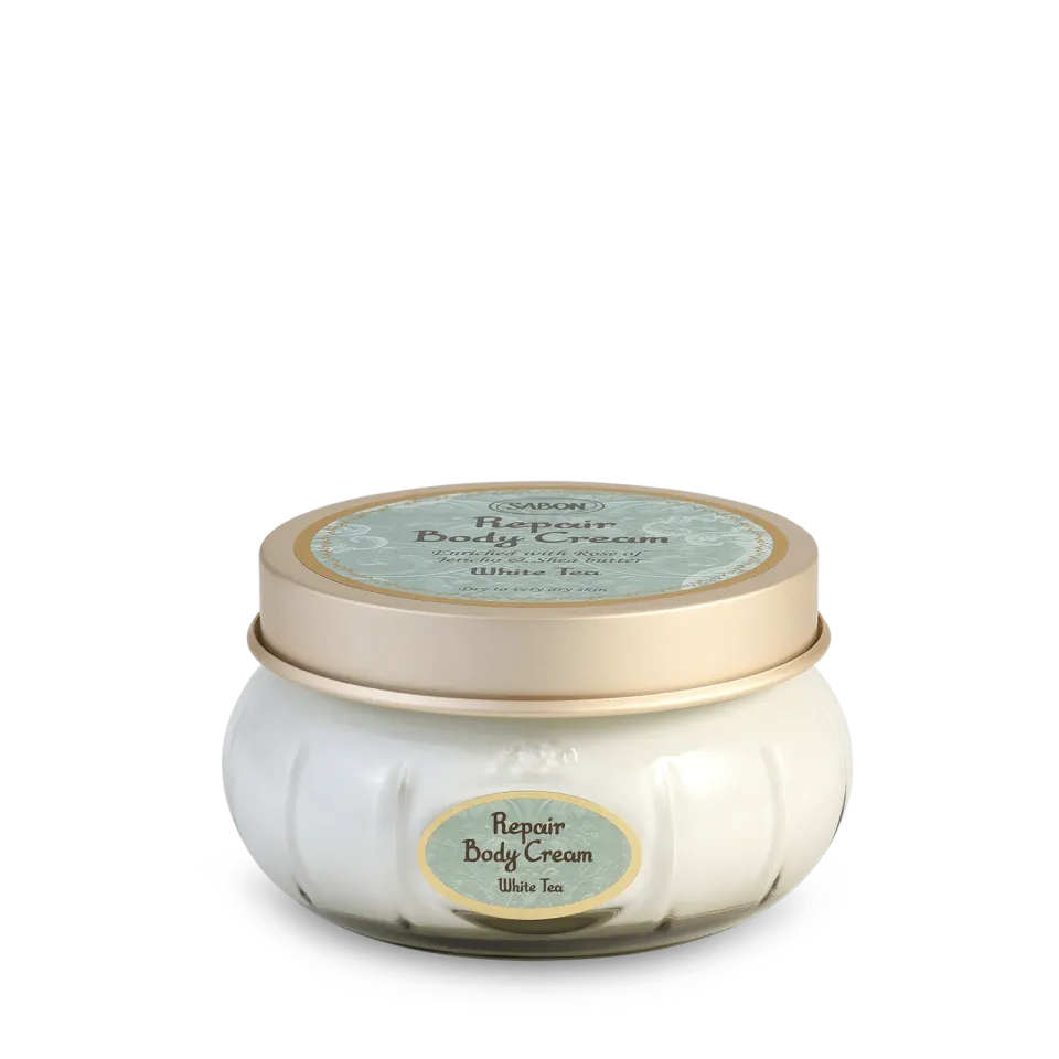 Sabon White Tea crème réparatrice corps 200ml vegan