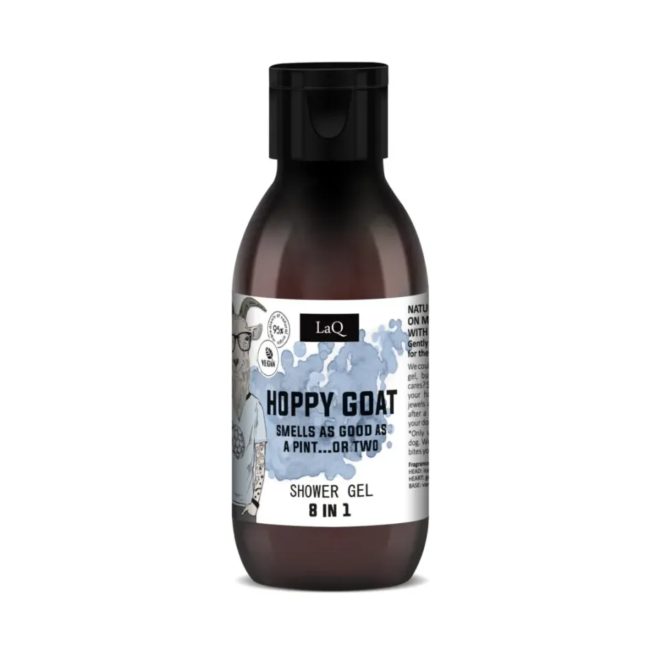 LaQ Hoppy Goat gel douche homme 100 ml houblon