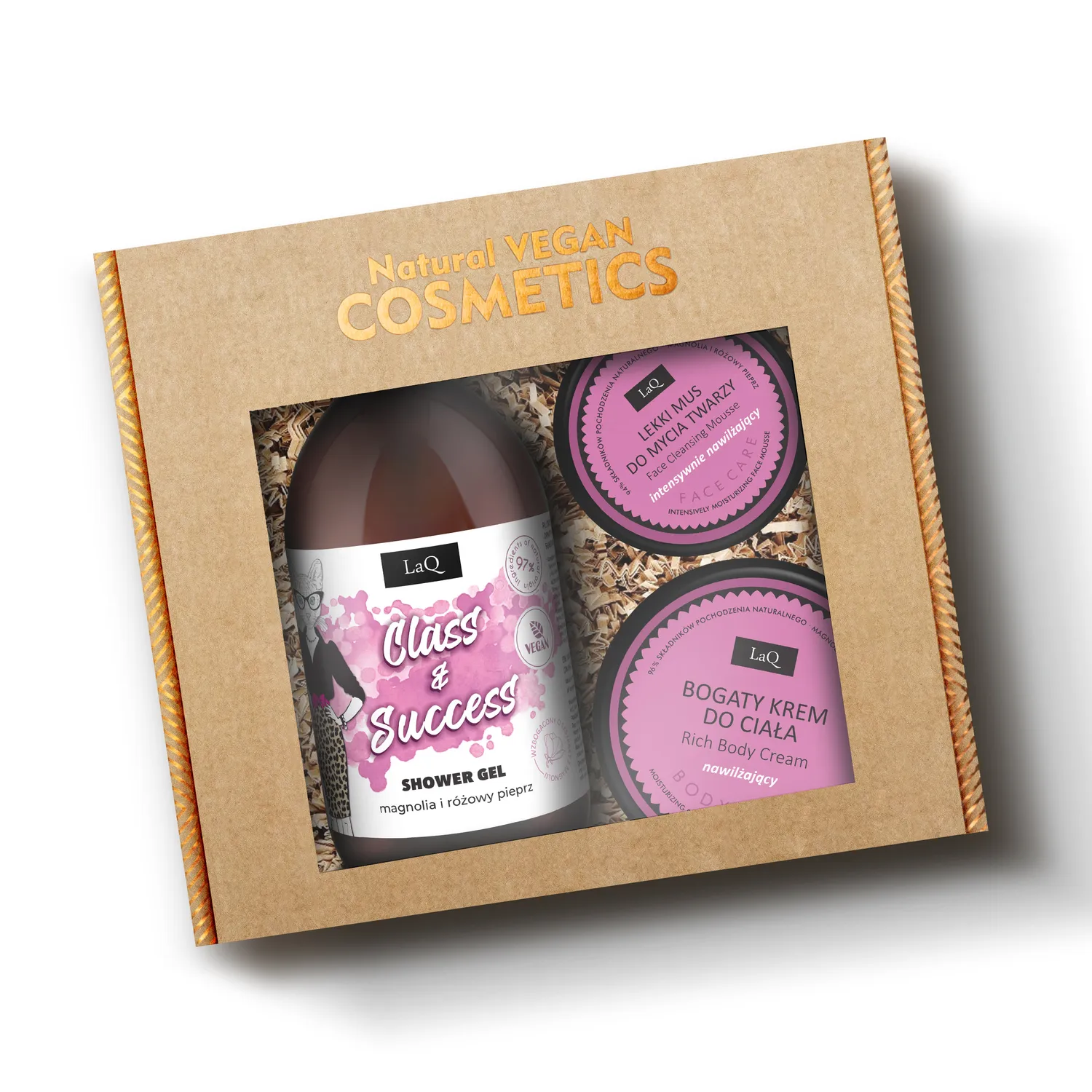 LaQ Magnolia coffret corps visage 3 soins poivre rose