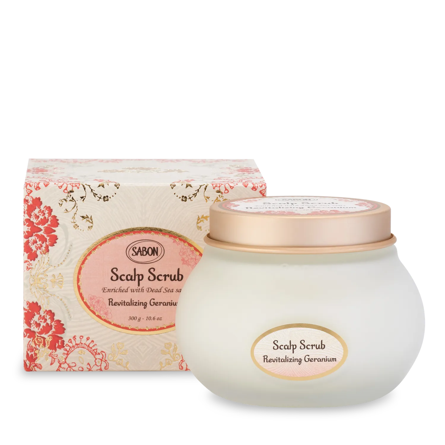 Sabon Geranium gommage cheveux 300g revitalisant