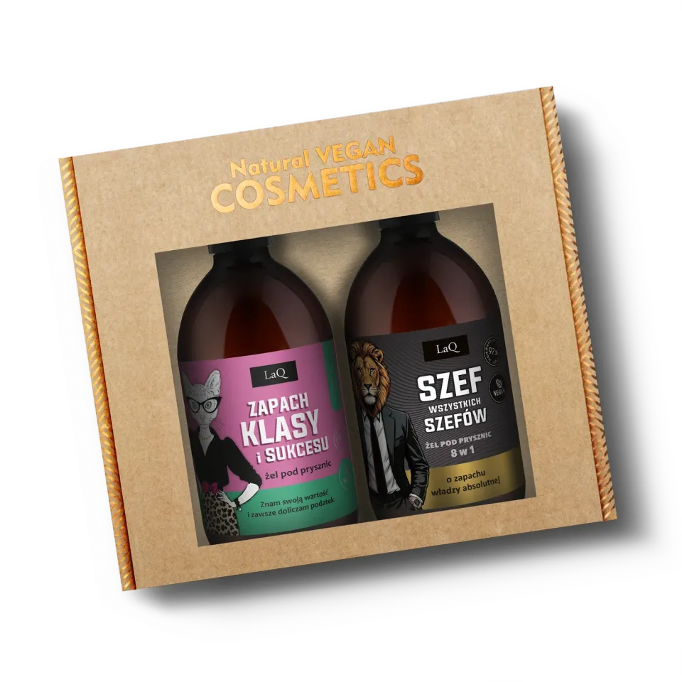 LaQ Pełną Parą coffret gels douche 2x500 ml couple