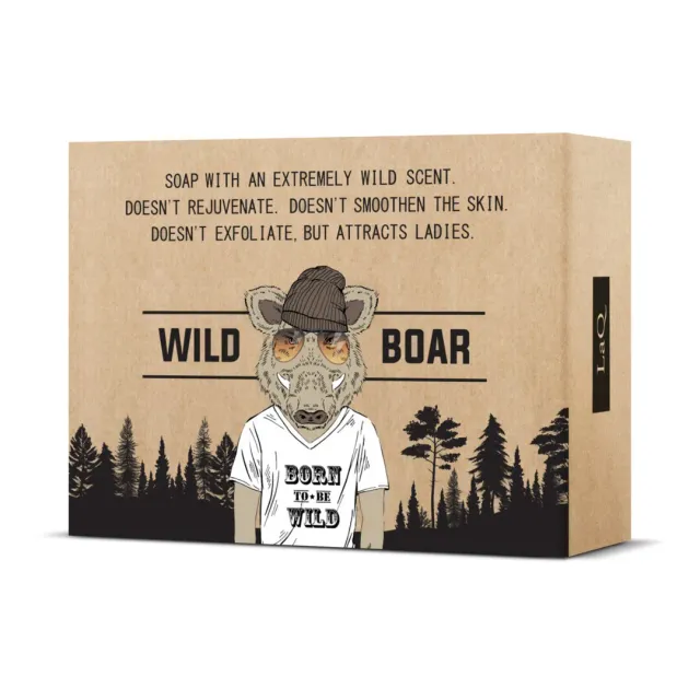 LaQ Wild Boar savon solide homme karité 85 g