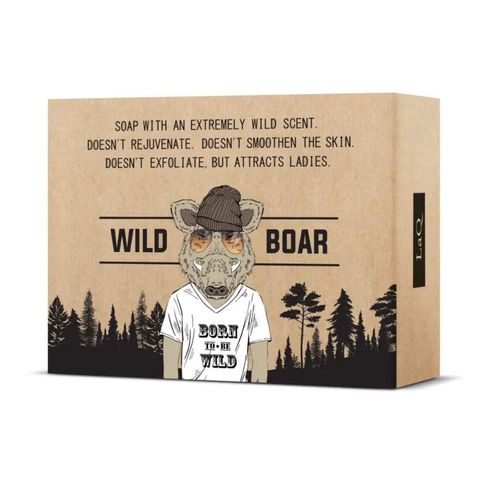 LaQ Wild Boar savon solide homme karité 85 g